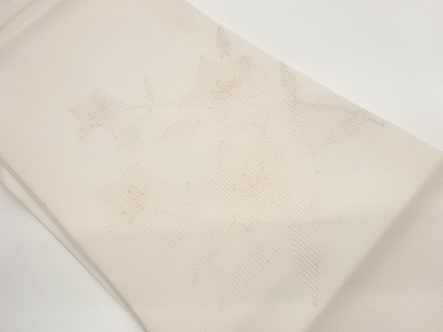 Rose shiose cutwork bellflower pattern Nagoya obi